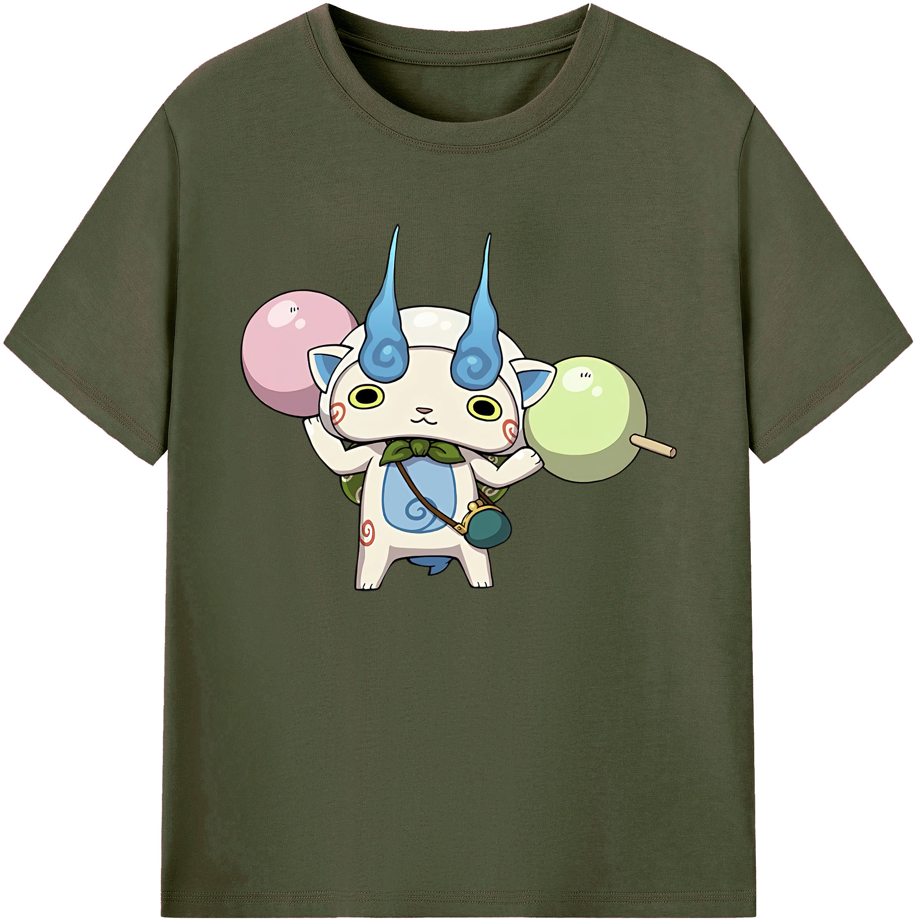 （画像用） 妖怪ウォッチ Yo-kai Watch 綿100％ メンズ半袖Tシャツ｜肌触りやわらか＆通気性